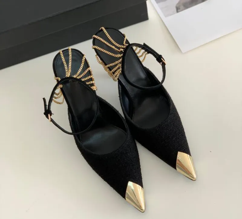 2022 SANDALIAS DE TACóN ALTO PARA MUJER, PIEL DE OVEJA DE CRISTAL, TACONES ALTOS, SANDALIA CON PUNTA EN PICO, 3540