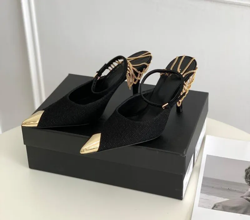 2022 SANDALIAS DE TACóN ALTO PARA MUJER, PIEL DE OVEJA DE CRISTAL, TACONES ALTOS, SANDALIA CON PUNTA EN PICO, 3540