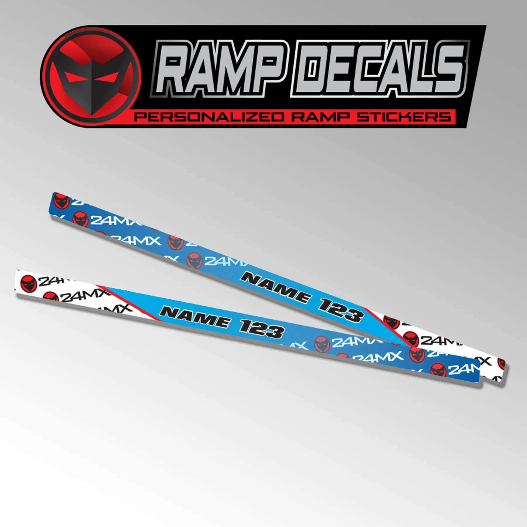 Adhesivos Personalizados 24MX para Rampa de Carga Plegable