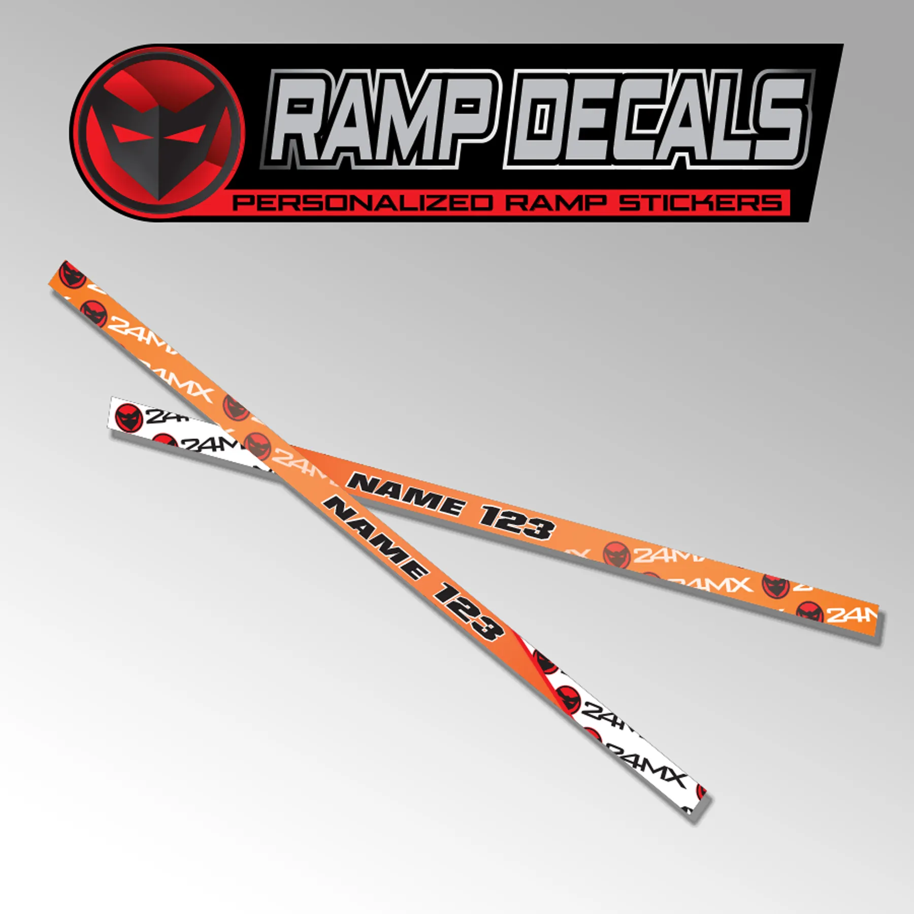 Adhesivos Personalizados 24MX para Rampa de Carga Plegable