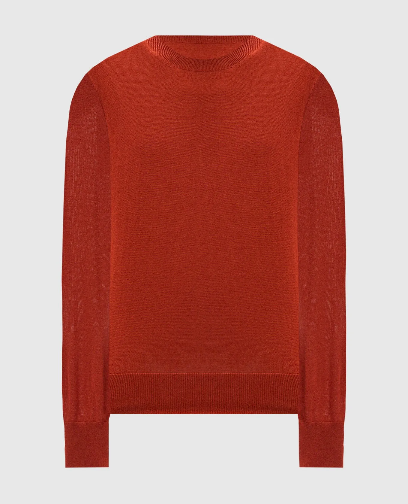 Agnona Red jumper made of cashmere and silk