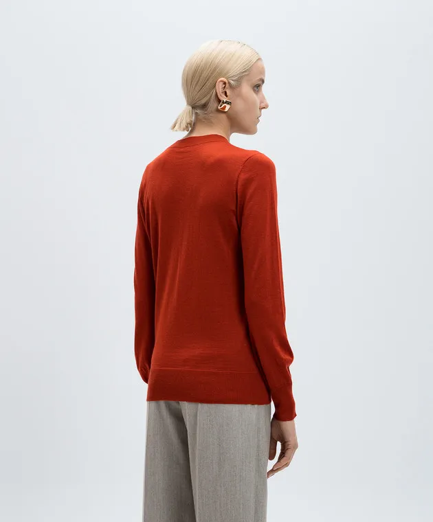 Agnona Red jumper made of cashmere and silk