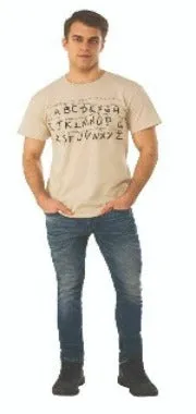 Alphabet Wall Shirt Adult Stranger Things