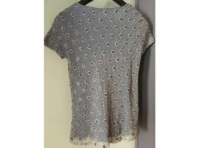 Antik Batik Tops Rosa Azul 