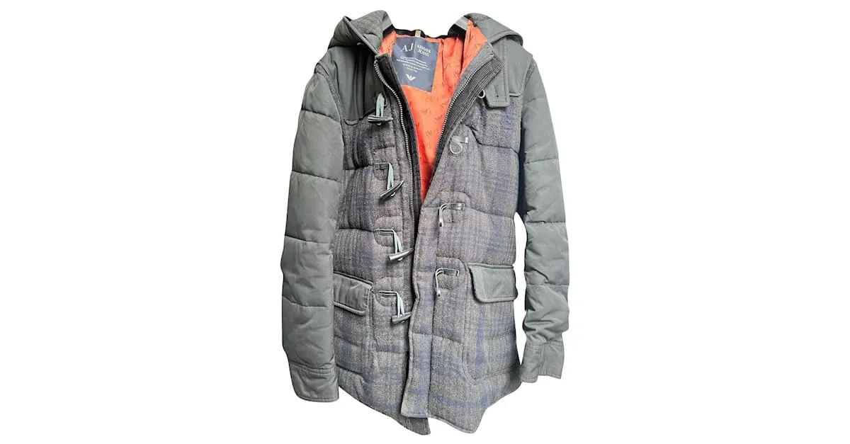 Armani Jeans Abrigos de hombre abrigos Negro 