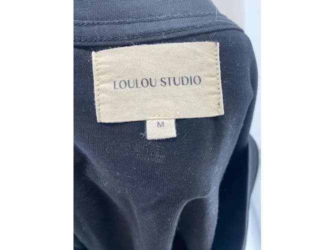 Autre Marque Camiseta LOULOU STUDIO.Internacional M Algodón Negro 