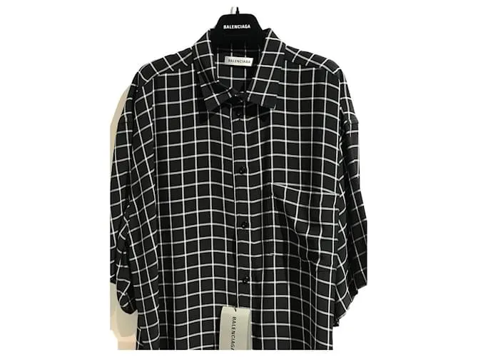 BALENCIAGA Vestidos T.fr 34 Seda Negro 