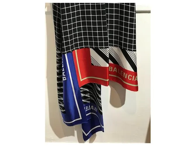 BALENCIAGA Vestidos T.fr 34 Seda Negro 