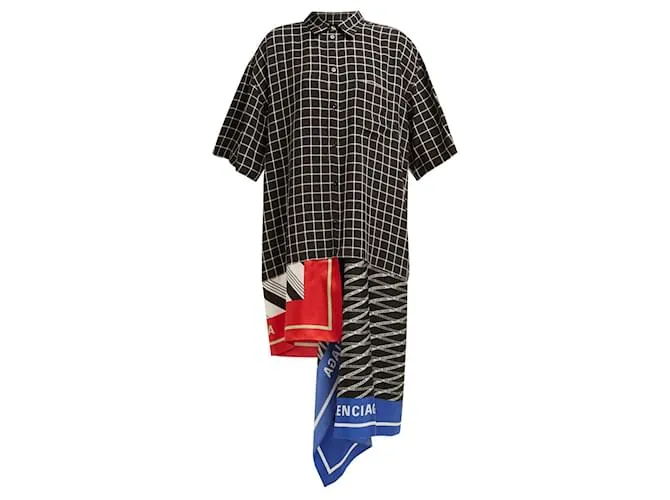 BALENCIAGA Vestidos T.fr 34 Seda Negro 