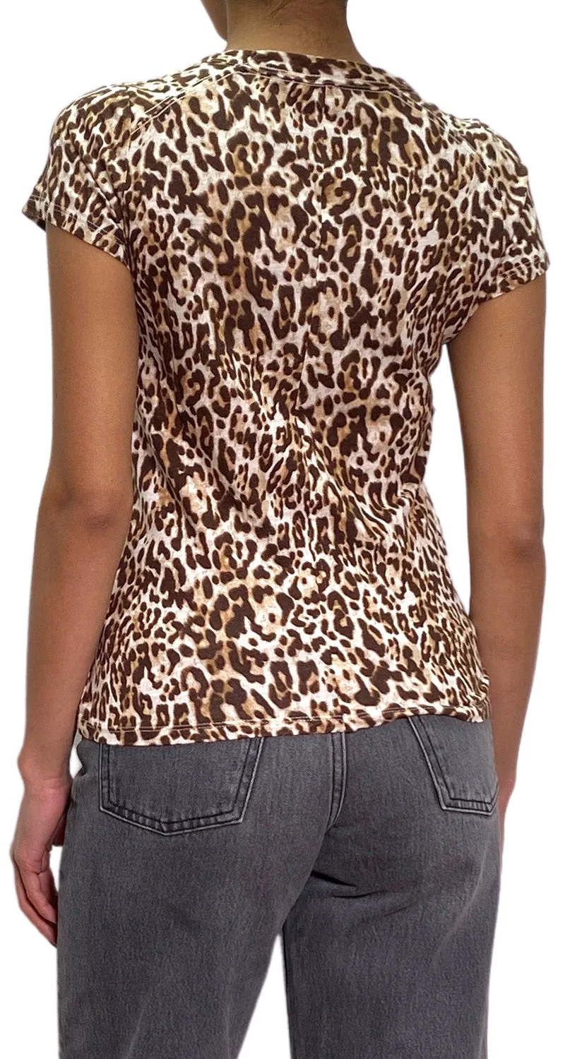 BANANA REPUBLIC Polera Animal Print