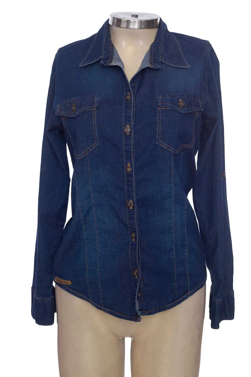 BLUSA COLOR AZUL  KELDA