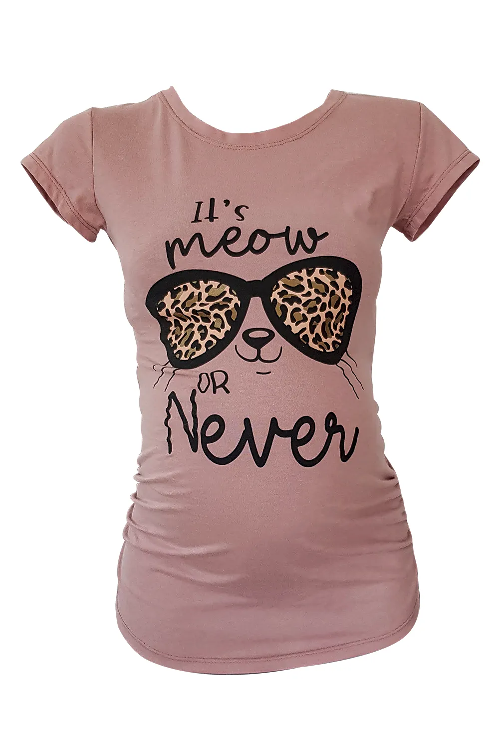 Blusa Maternidad Básica Manga corta. Its Meow or Never