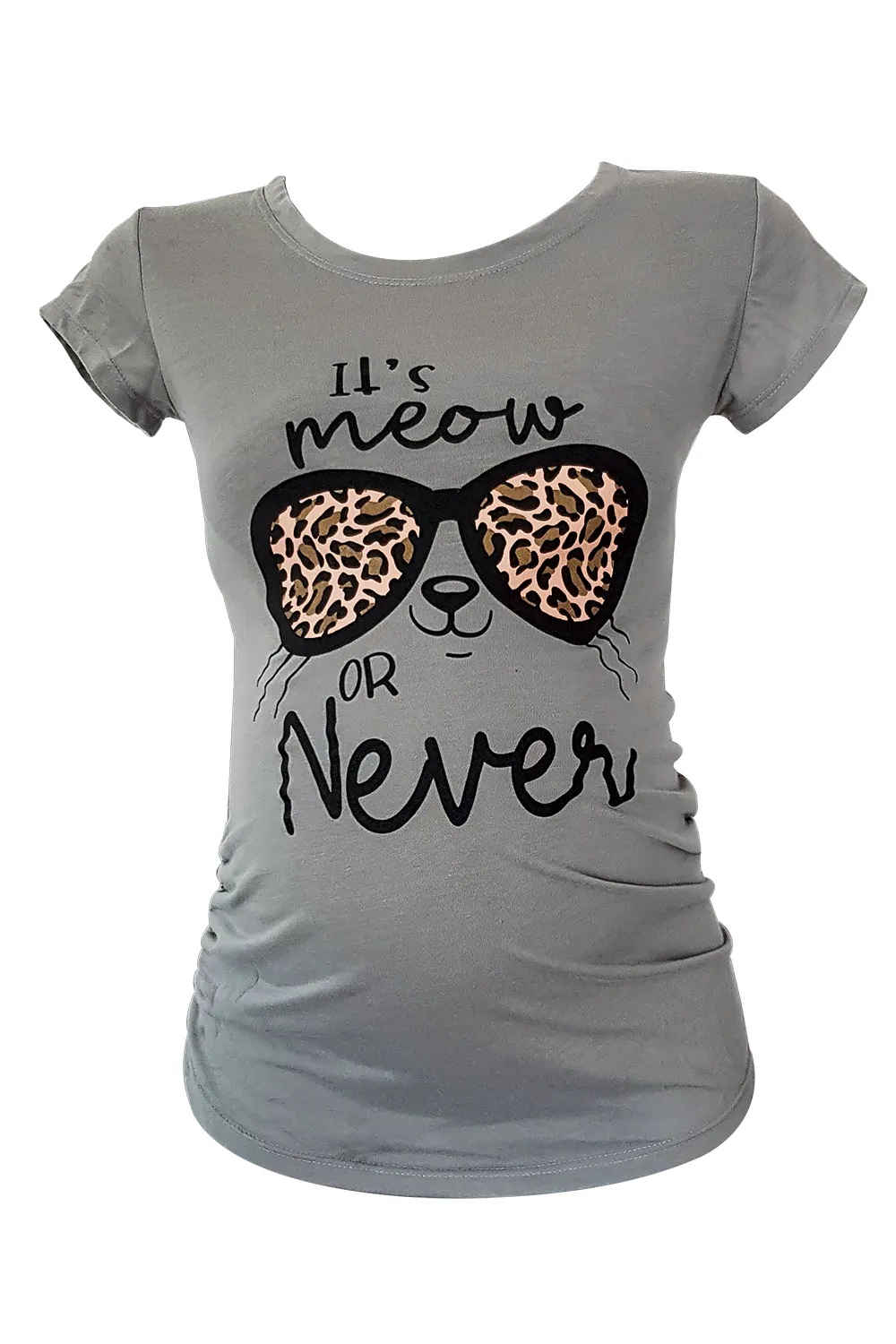 Blusa Maternidad Básica Manga corta. Its Meow or Never