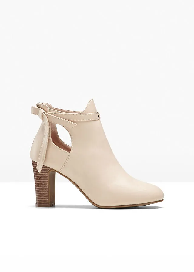 Botines Beige