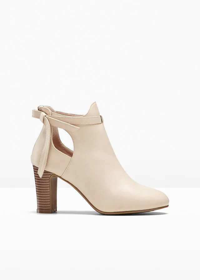 Botines Beige