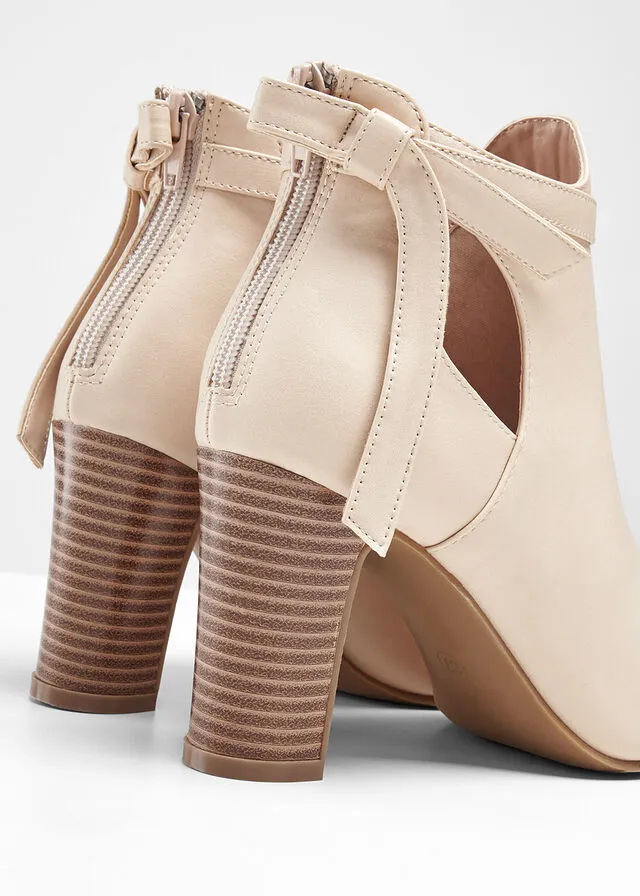 Botines Beige