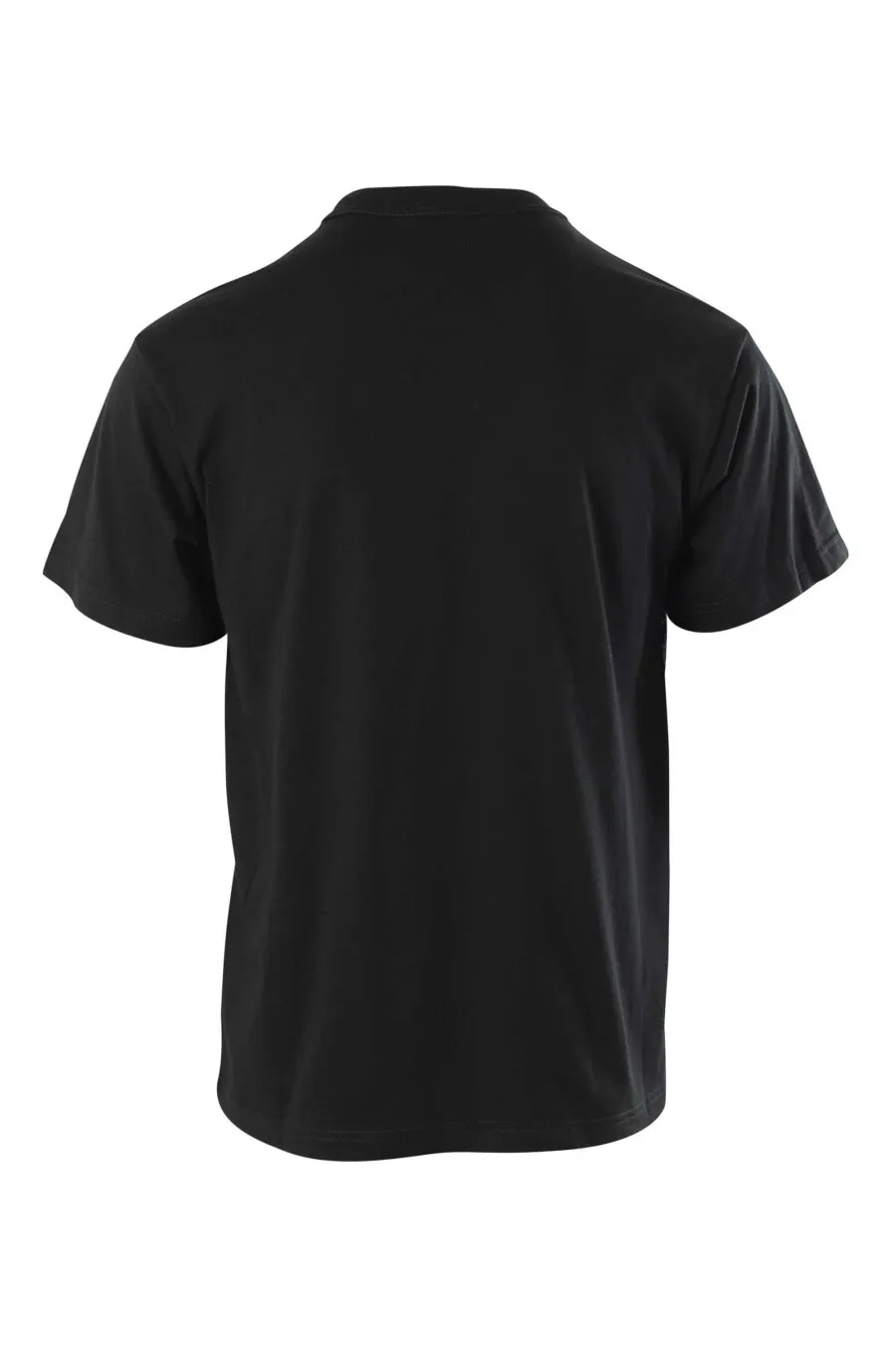 Camiseta gris con maxilogo franja barroco