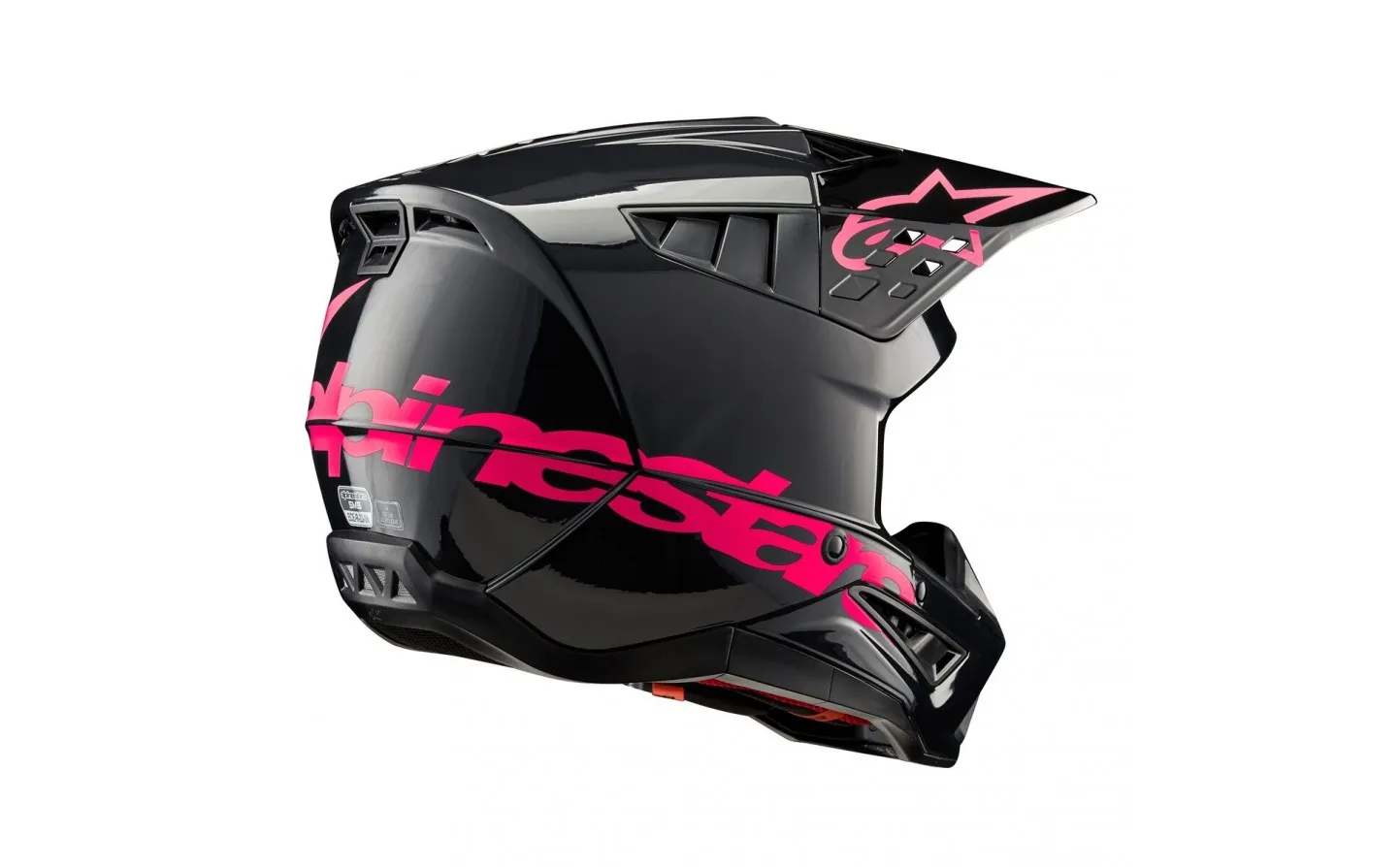 CASCO ALPINESTARS SM5 CORP NEGRO DIVA ROSA BRILLO |83063231839|