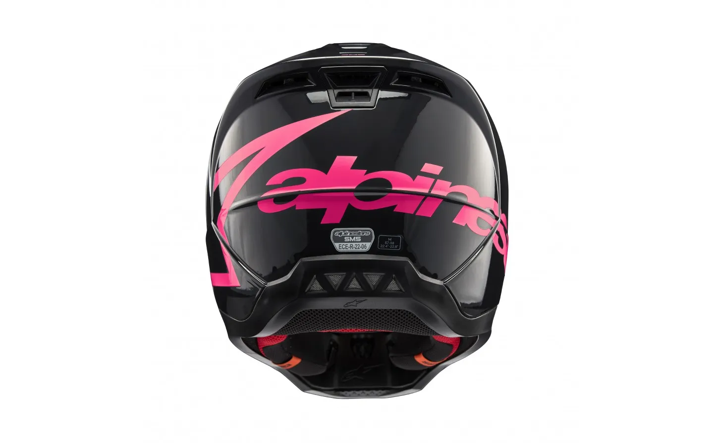 CASCO ALPINESTARS SM5 CORP NEGRO DIVA ROSA BRILLO |83063231839|