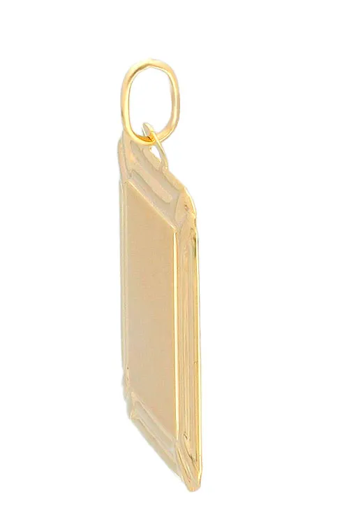 CHAPA IDENTIDAD ORO 9K 296_9K152712