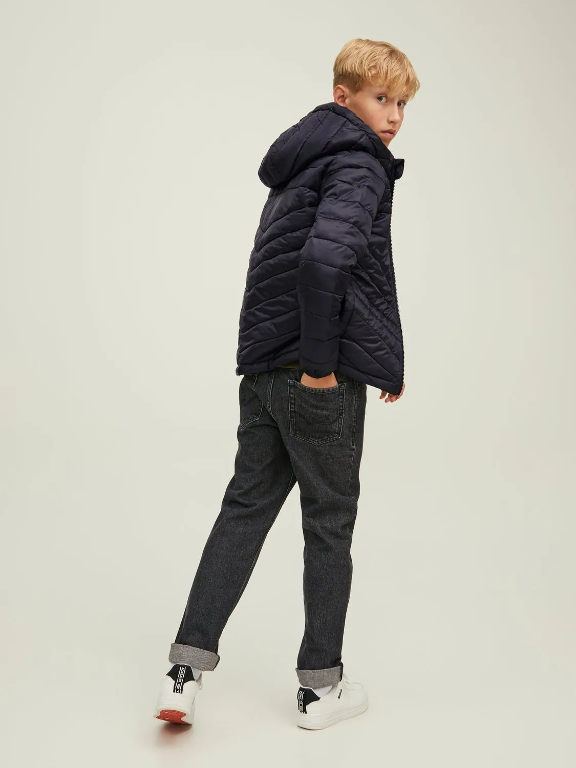 Chaqueta corta acolchada Junior | Negro | Jack & Jones®