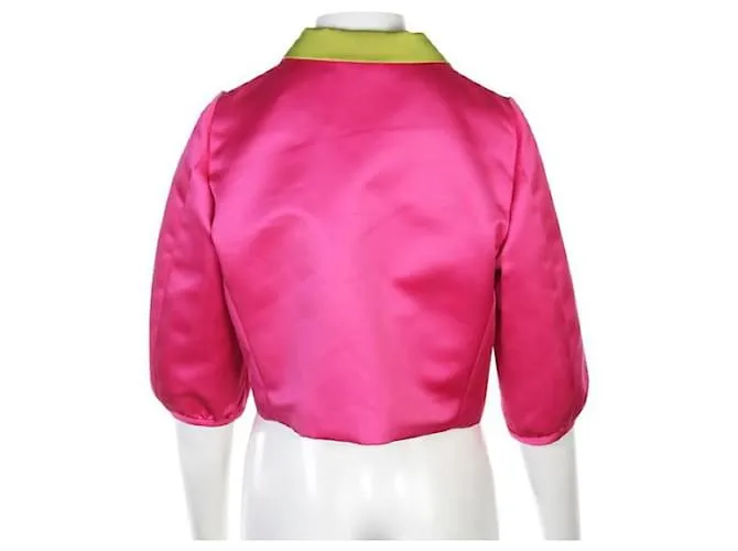 Chaqueta corta rosa neón MOSCHINO Fucsia 