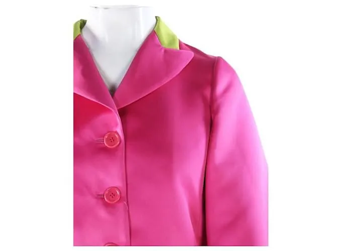 Chaqueta corta rosa neón MOSCHINO Fucsia 