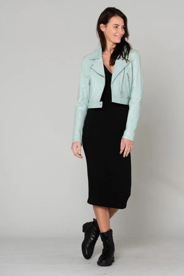 Chaqueta Mujeres Rose Garden Fleur Lamb Castel Rodeo Green