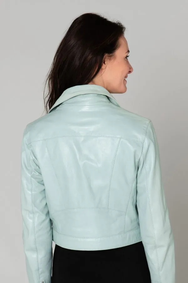 Chaqueta Mujeres Rose Garden Fleur Lamb Castel Rodeo Green