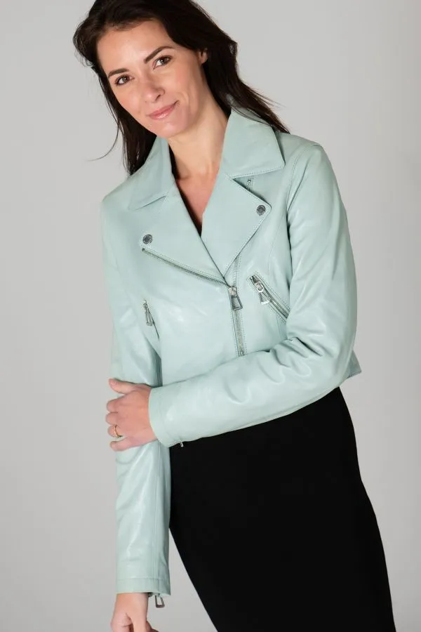 Chaqueta Mujeres Rose Garden Fleur Lamb Castel Rodeo Green