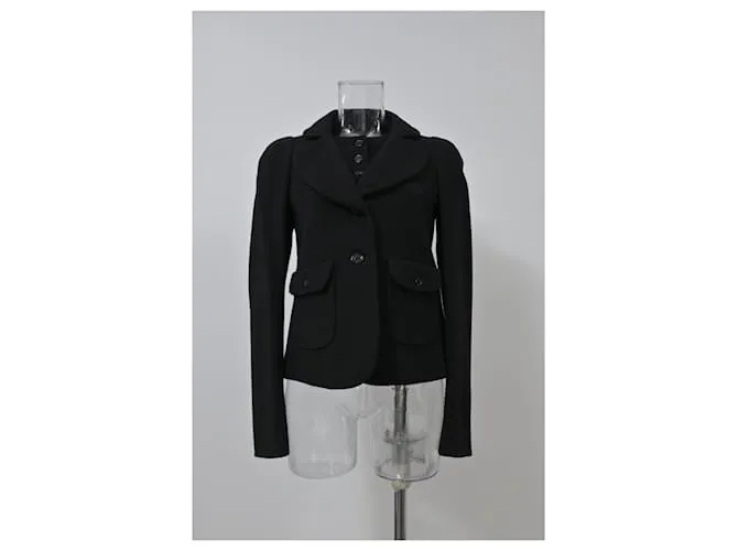 Chaqueta See by Chloé en lana negra Negro 
