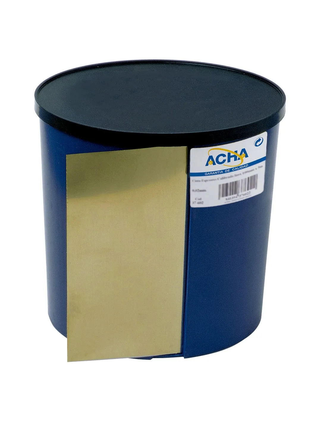 Cinta de espesores calibrada de latón 5m x 150mm 0,30mm