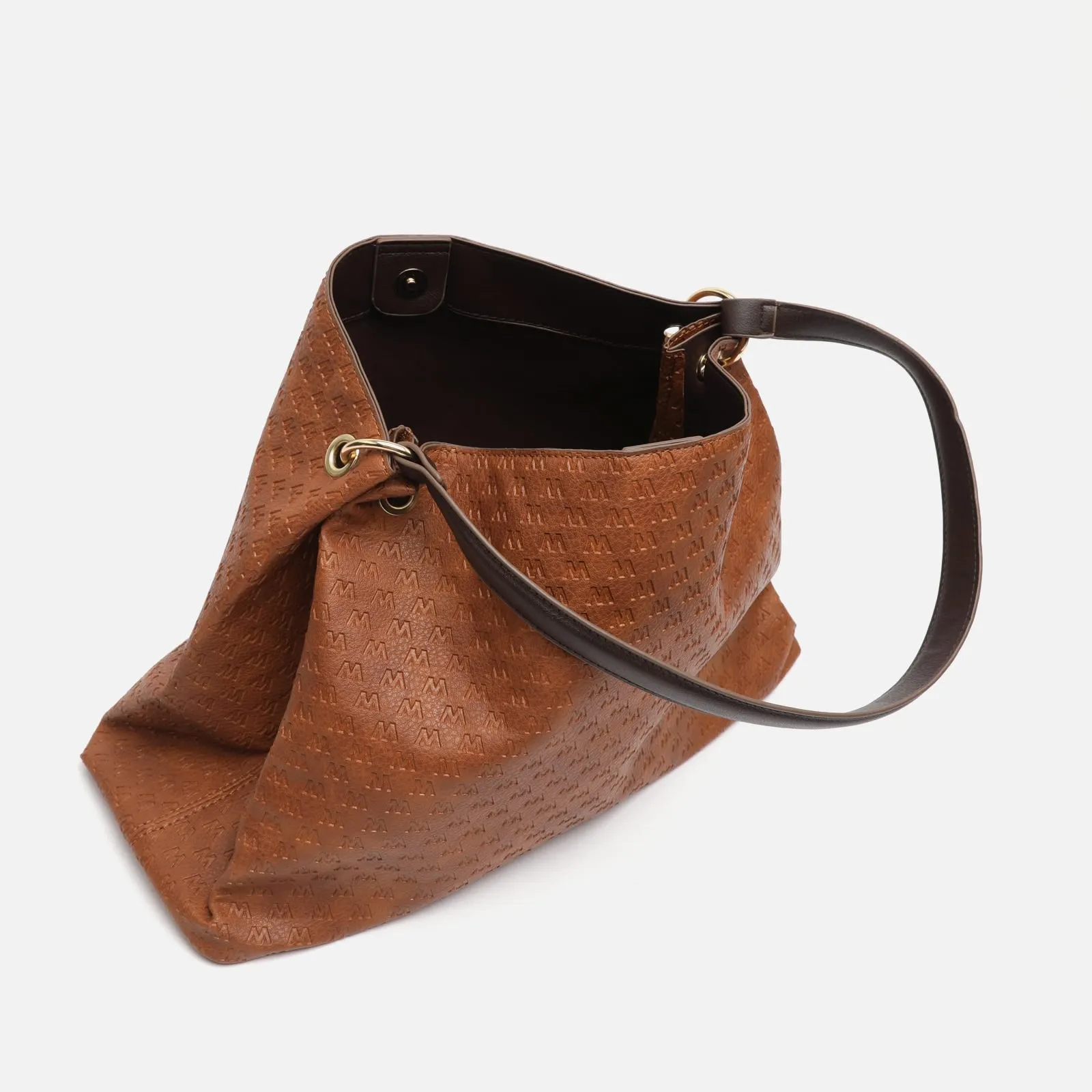 Class bolso hobo grande con neceser incluido y asa bandolera extraíble
