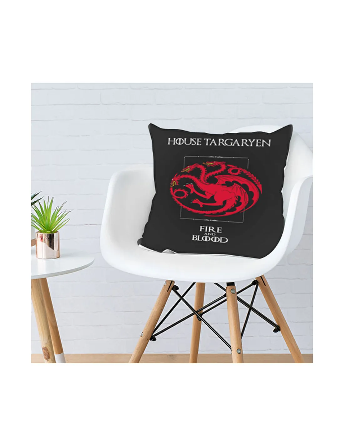 Cojín House Targaryen de Juego de Tronos