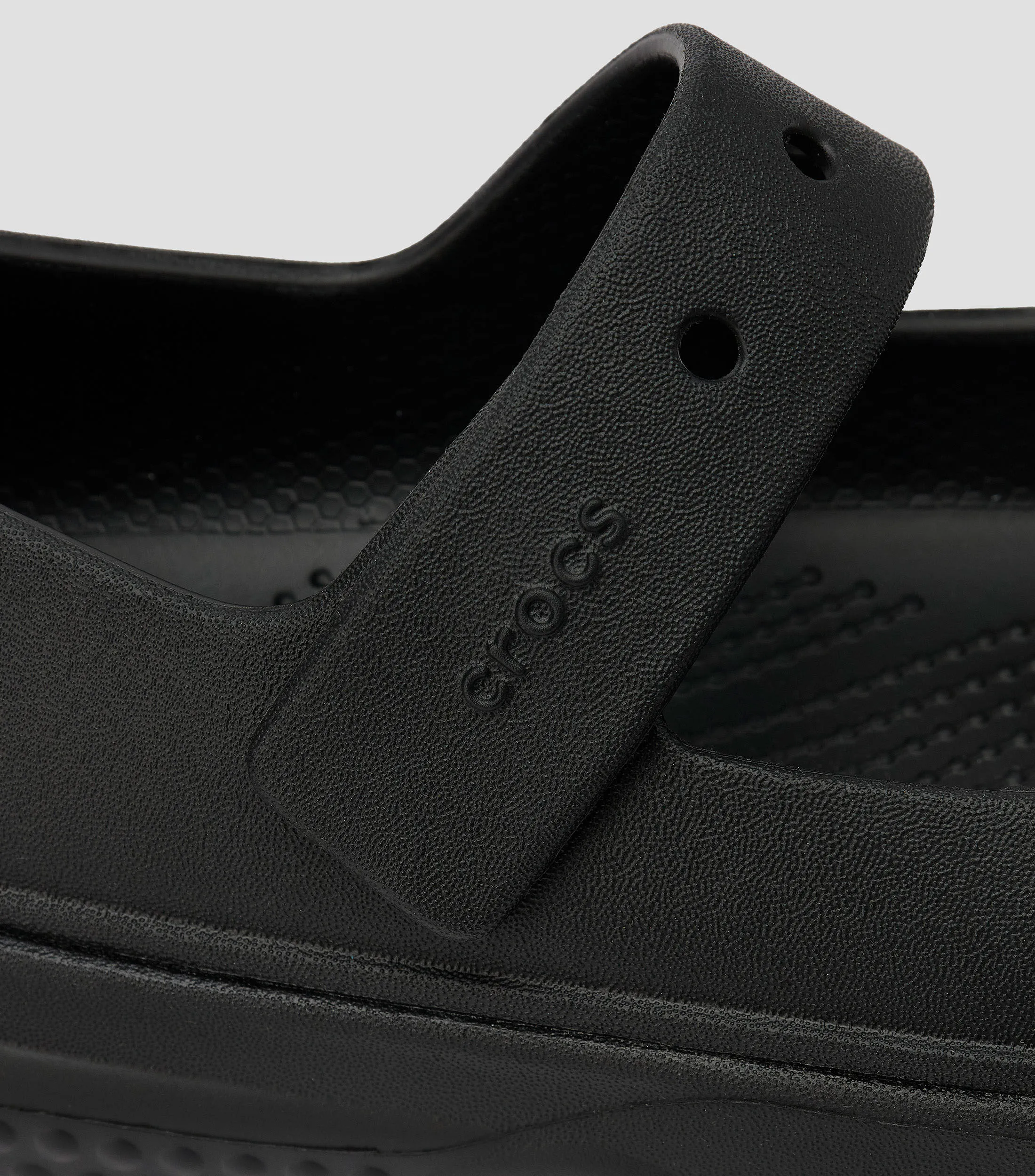 Crocs Sandalias Planas con Plataforma Stomp Mujer
