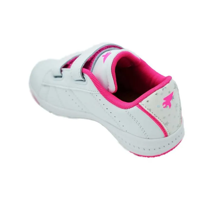 DEPORTIVO JOMA WPLAYW2142V PARA NIÑOS PLAY JR 2142 BLANCO/FUXIA CON DOBLE VELCRO Y PLANTILLA DE PIEL 26714