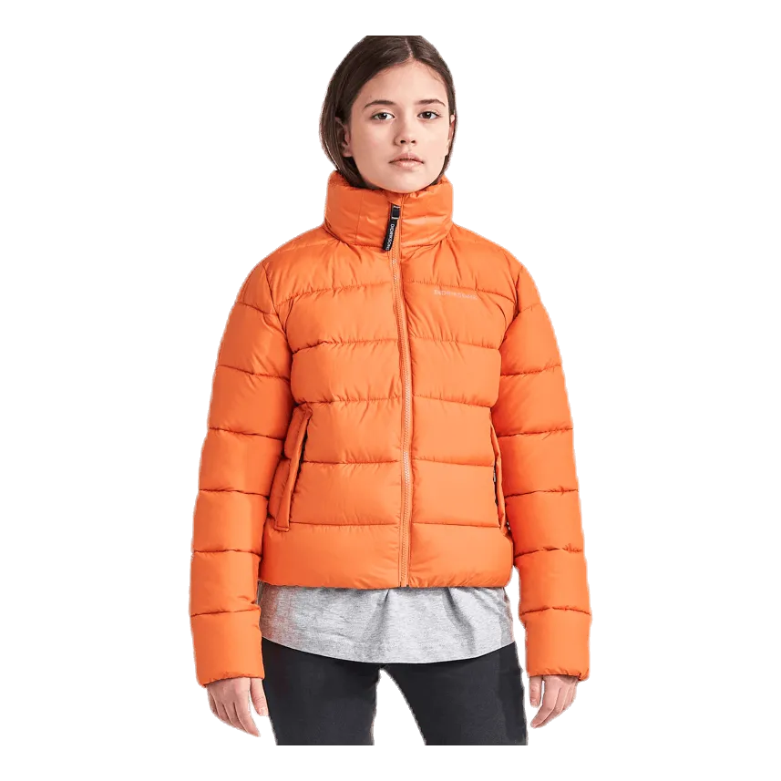 Didriksons Rose Girls Puff Jacket Orange
