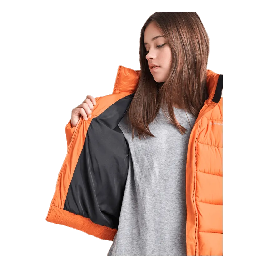 Didriksons Rose Girls Puff Jacket Orange