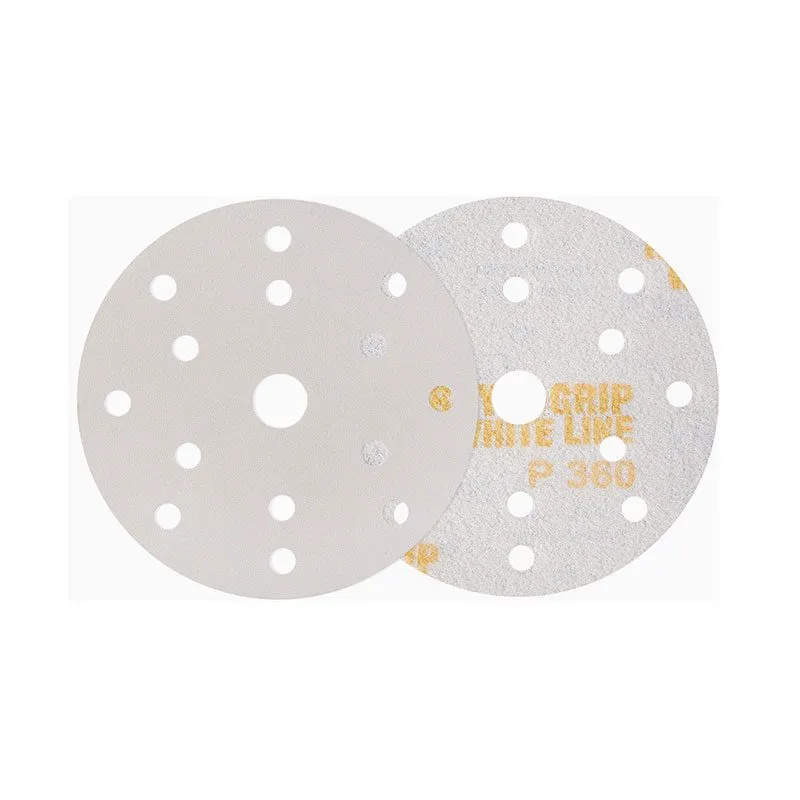 Disco lijador Rhynogrip Línea Blanca 75mm P320