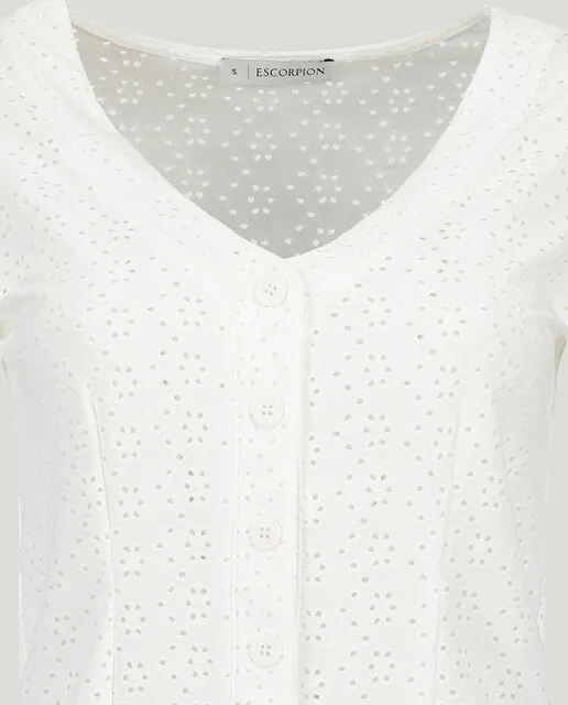 Escorpion Camisa de mujer bordada