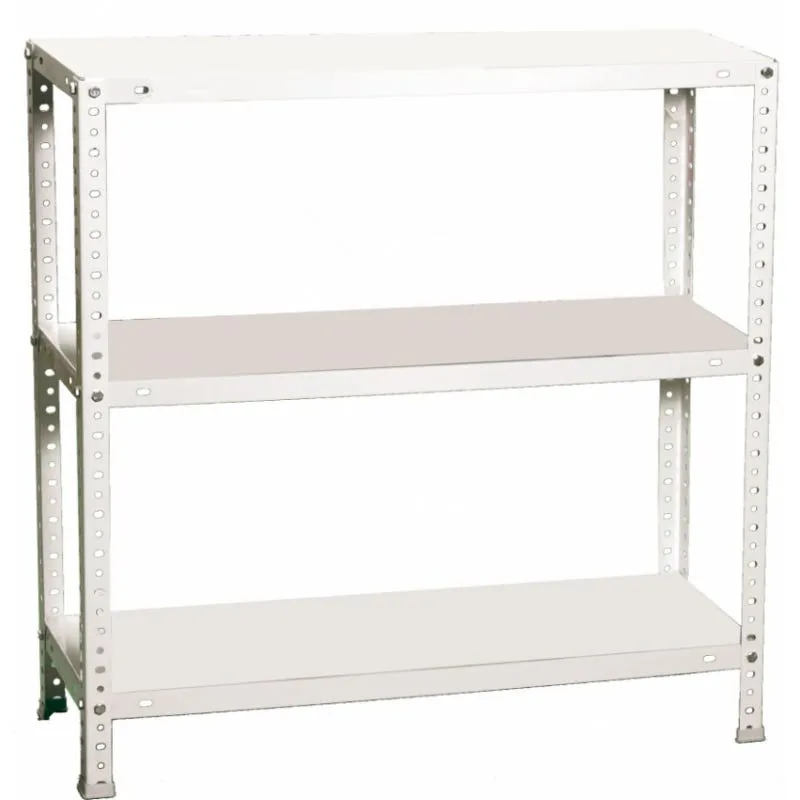 Estantería Metálica Con Tornillos Kit Advantage 3/500 1000 Blanco 3 baldas Simonrack
