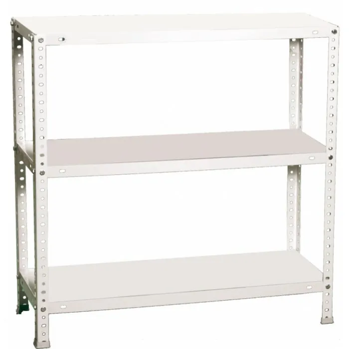 Estantería Metálica Con Tornillos Kit Advantage 3/500 1000 Blanco 3 baldas Simonrack