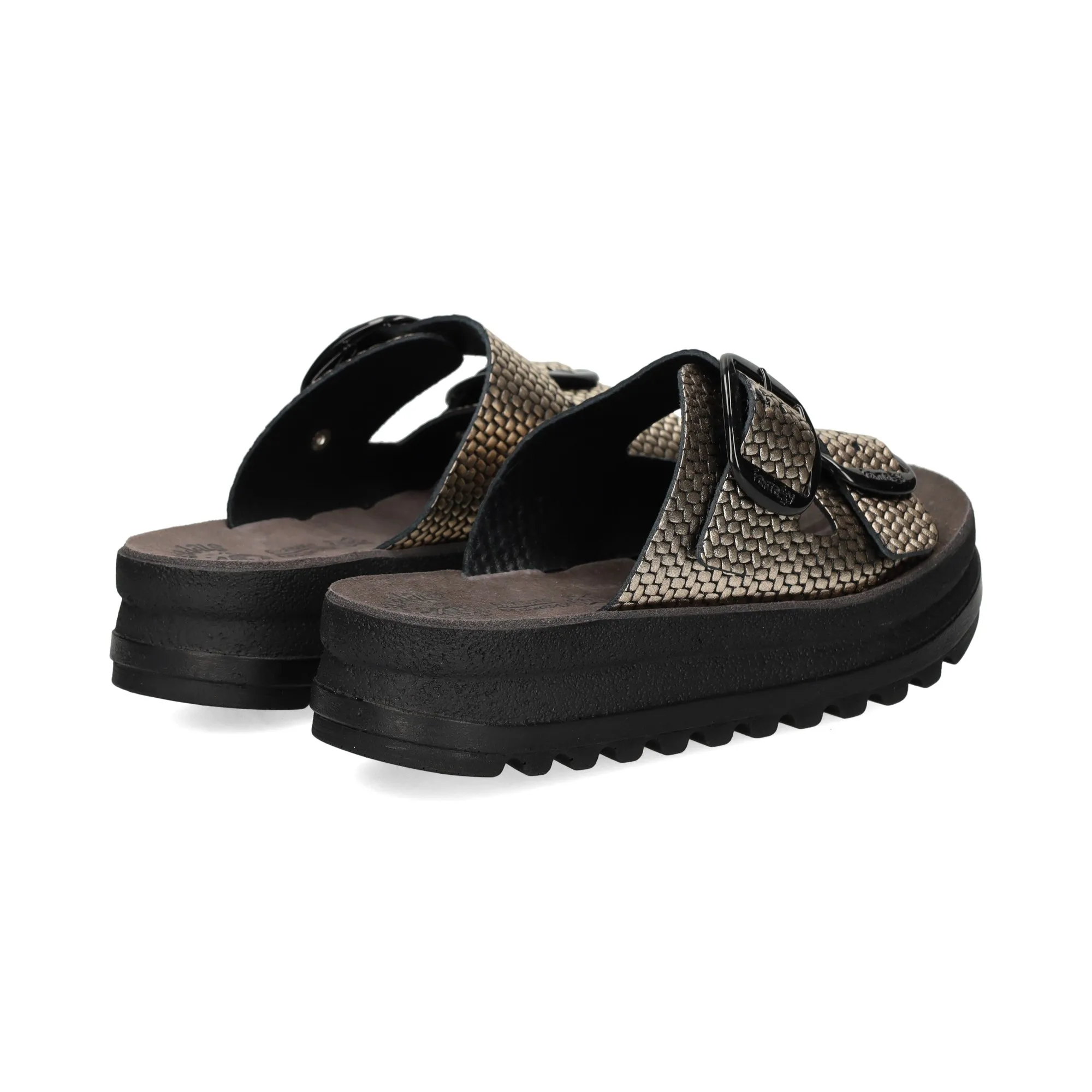 FANTASY Sandalias con plataforma de Mujer ORO