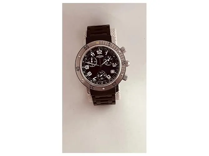 Hermès Crono Clipper Negro 