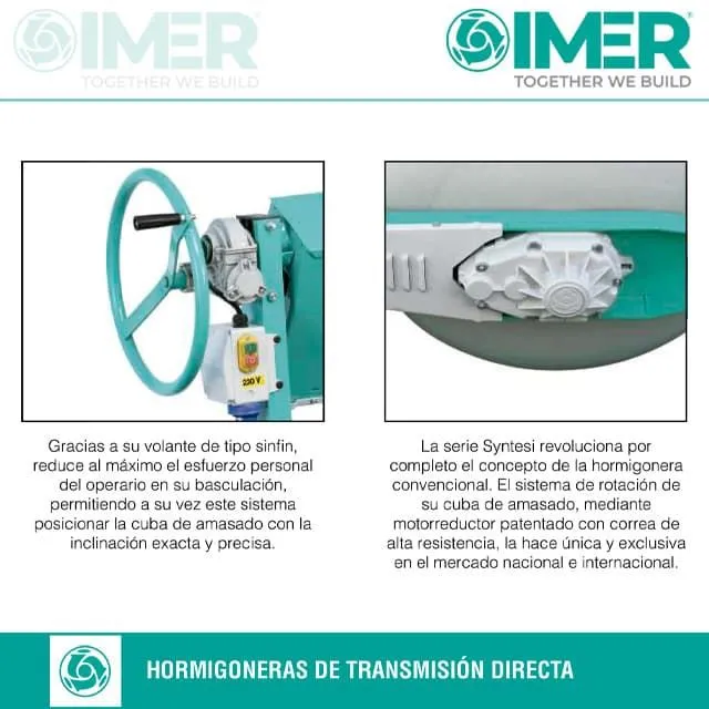 HORMIGONERA ELéCTRICA IMER SYNTESI190