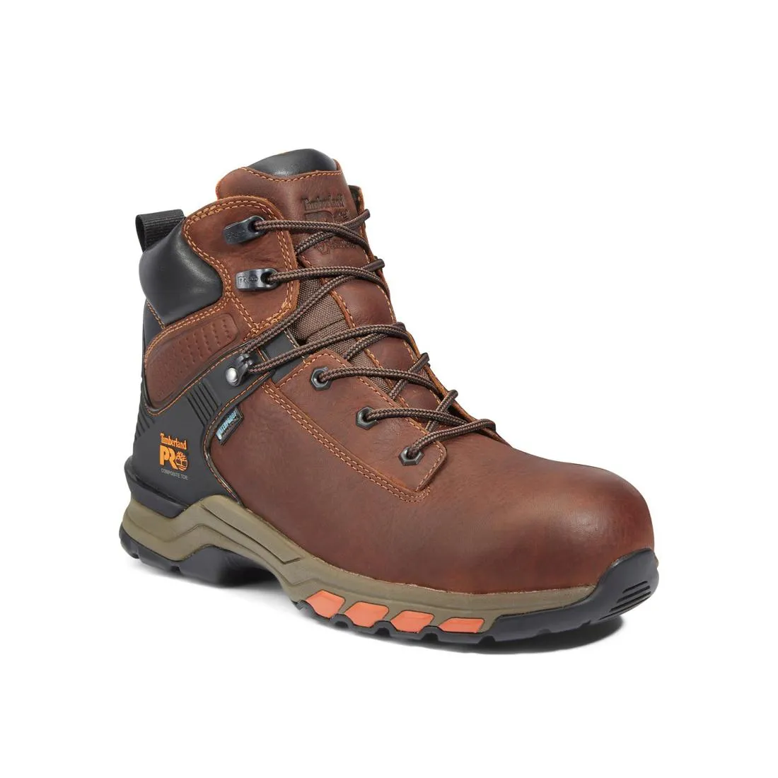HYPERCHARGE 6 INCH COMPOSITETOE WATERPROOF WORK BOOT BROWN