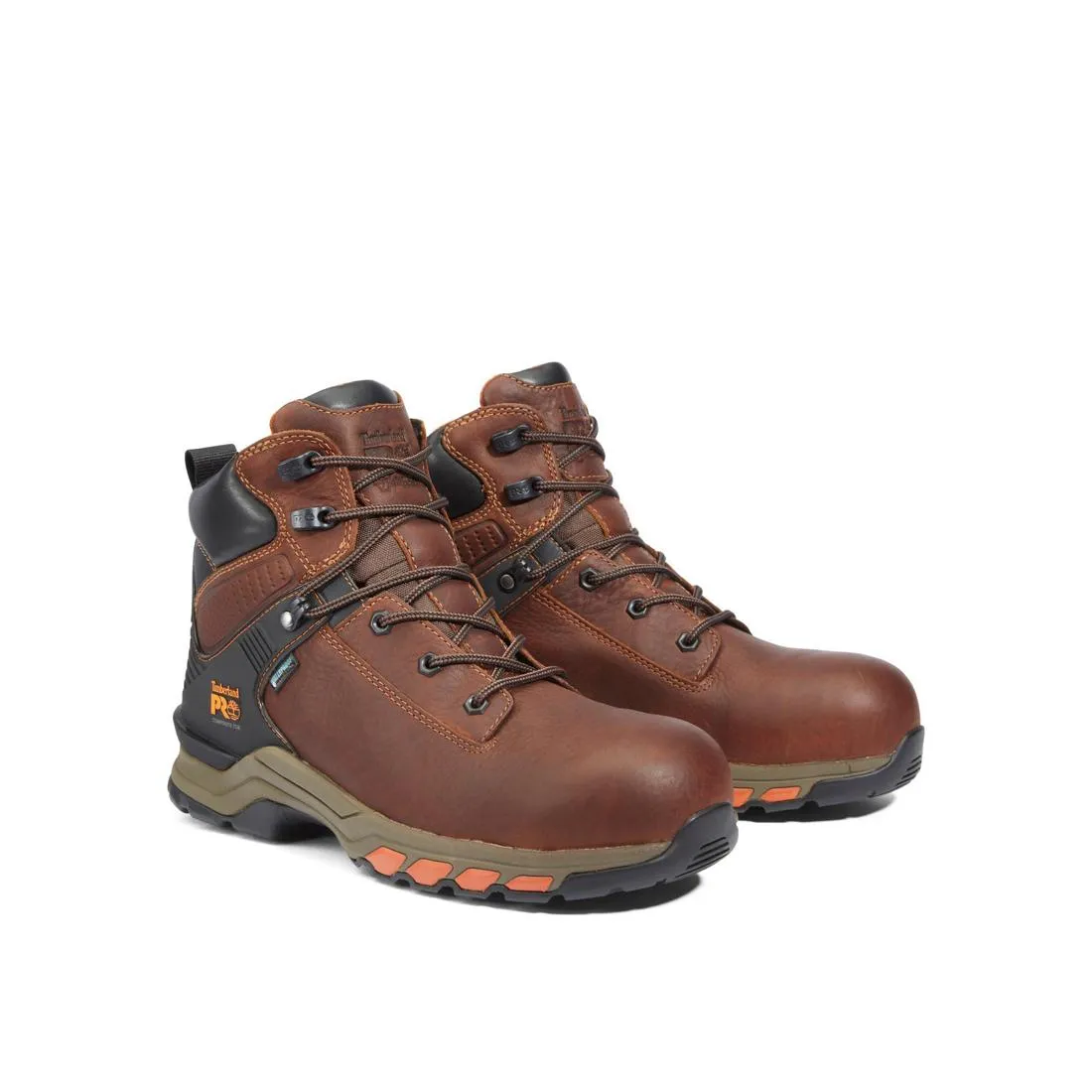 HYPERCHARGE 6 INCH COMPOSITETOE WATERPROOF WORK BOOT BROWN