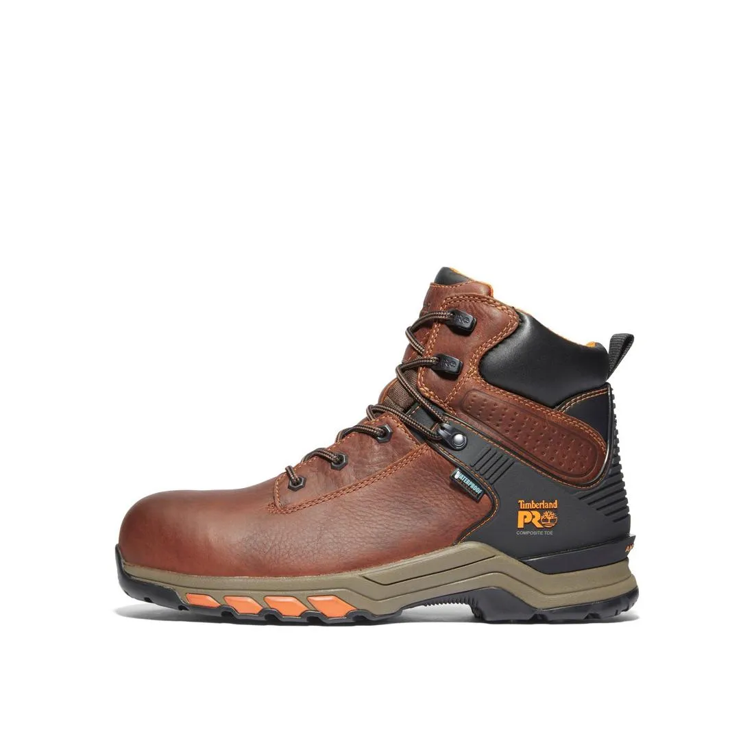 HYPERCHARGE 6 INCH COMPOSITETOE WATERPROOF WORK BOOT BROWN