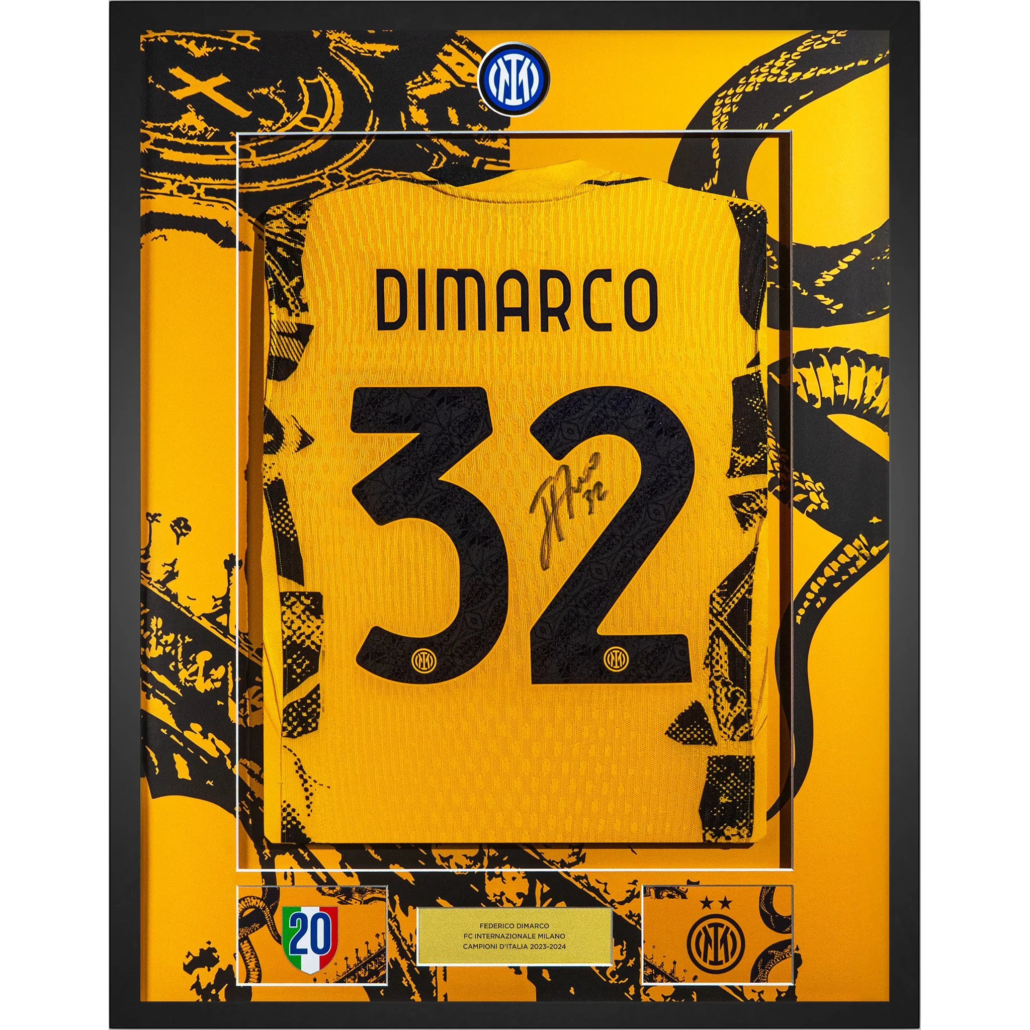 IM TERCERA CAMISETA 2024/25 FIRMADA POR DIMARCO 2 ESTRELLAS