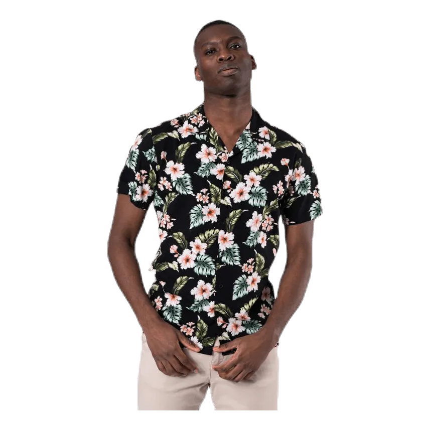Jack & Jones Dale Resort Shirt S/S One Pocket Black